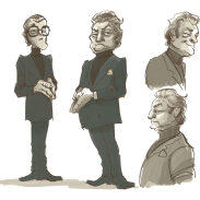Model sheet pour BD "Histoire du basket"
